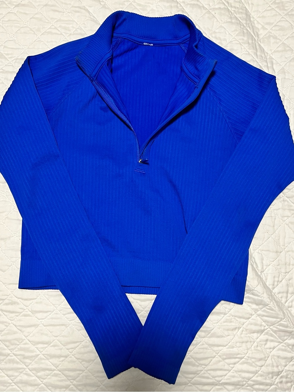 lululemon athletica Royal Blue Long Sleeve Half-Zip Top